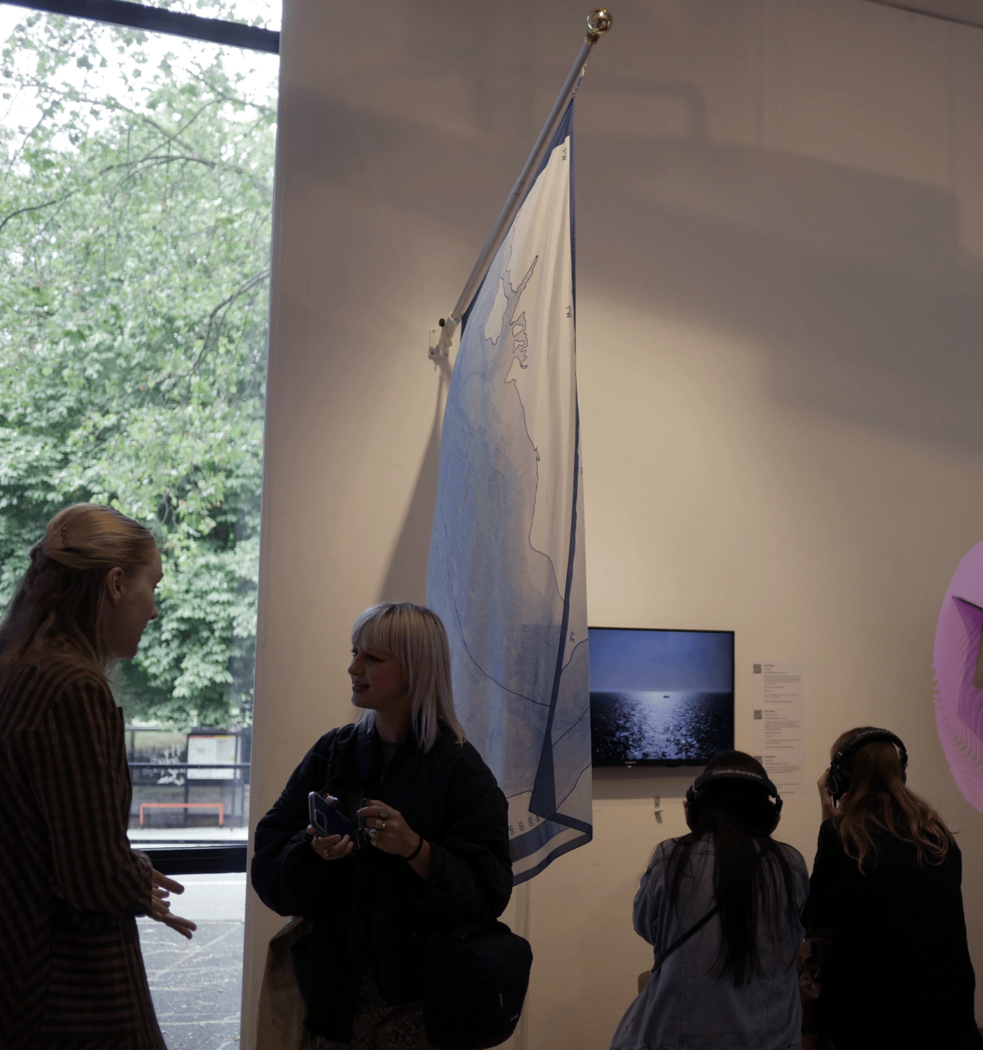 Depth Sounding exhibited with Crossings at RCA2023. Kate Milligan.