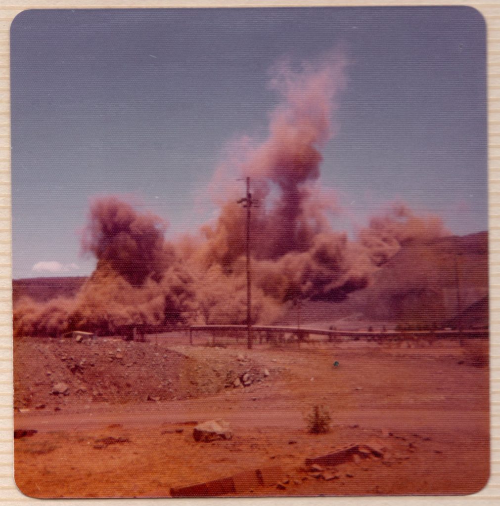 Mt Tom Price iron ore mine. Photo by Boyd Milligan, 1978.