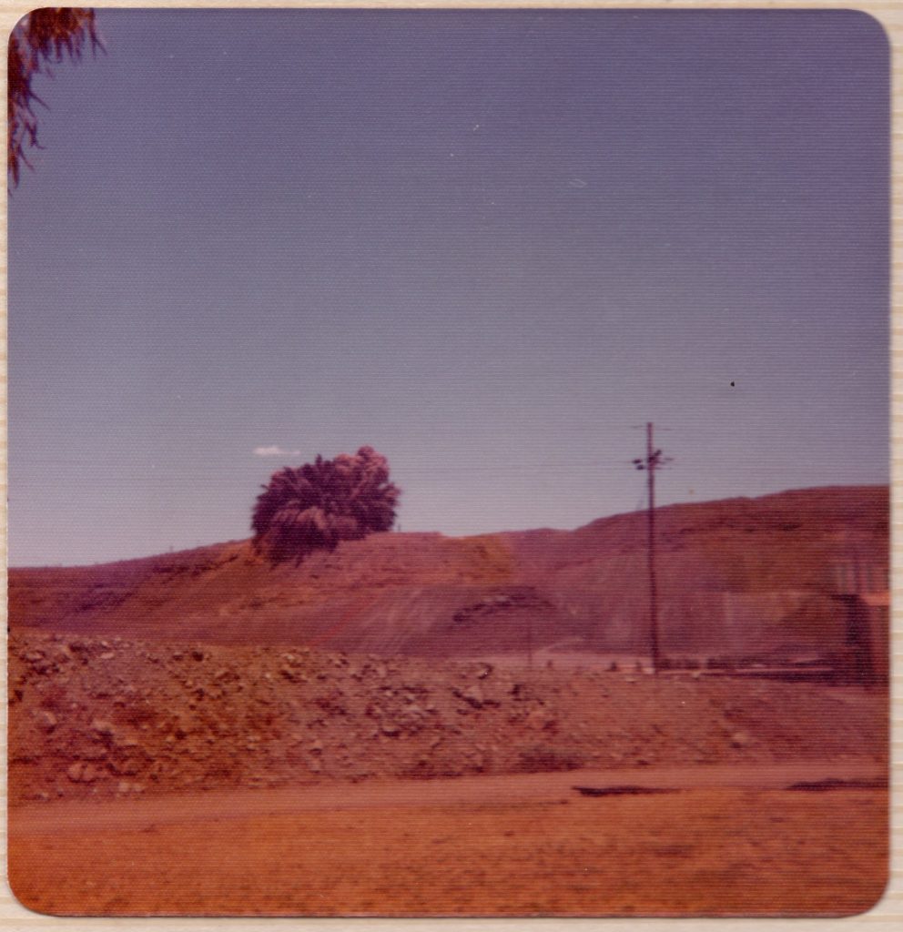 Mt Tom Price iron ore mine. Photo by Boyd Milligan, 1978.
