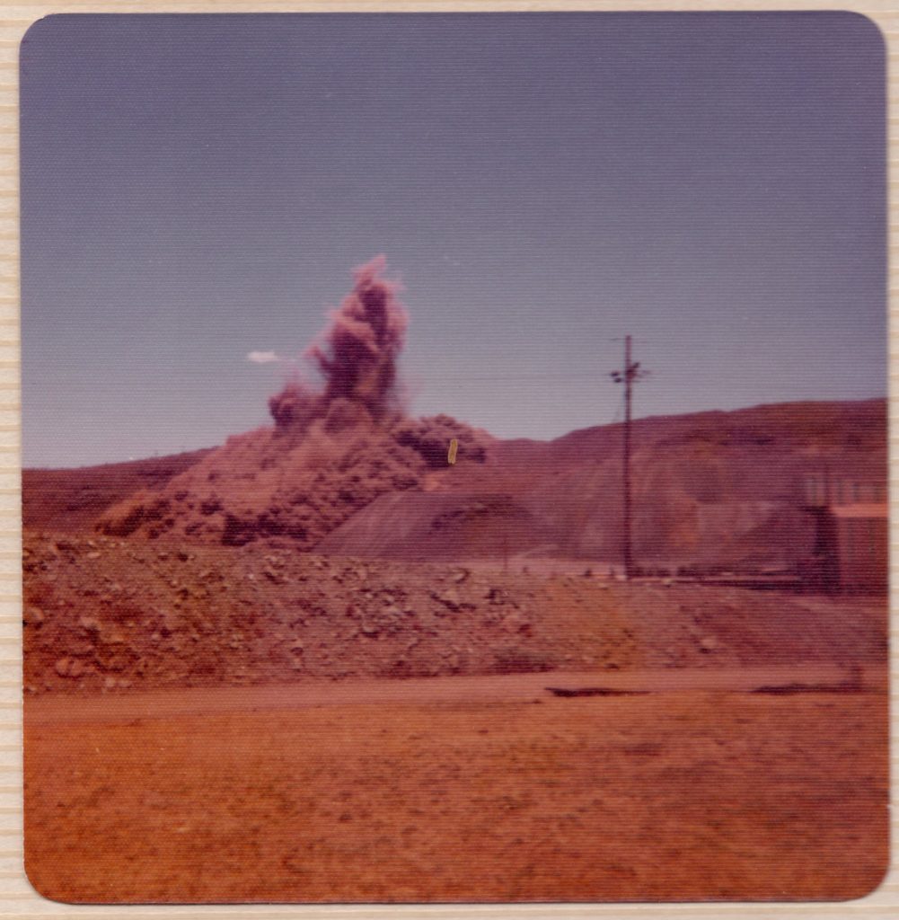 Mt Tom Price iron ore mine. Photo by Boyd Milligan, 1978.